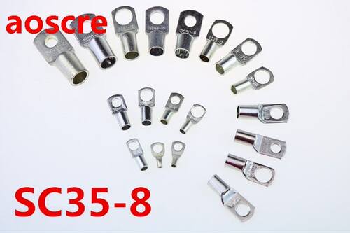 SC 35-8 35mm2 8mm Bolt Hole Tinned Copper Cable lugs Battery
