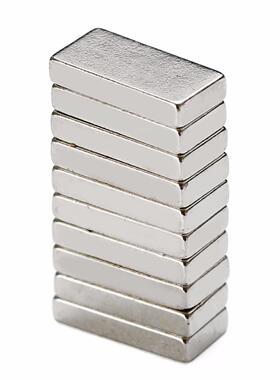10pcs Ni-Cu-Ni Plating N52 Neodymium Rare Earth Magnets Bloc