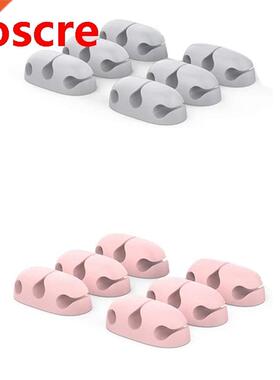 Desktop Cable Organier, Stora Cable Holder, Silicone Cabl