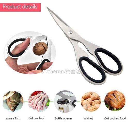 Stainless Steel Shears Tool Home Kitchen Scissors for Chicke