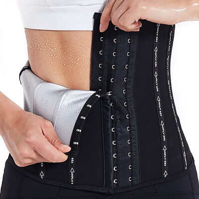 Waist Trainer Silver Ion Coating Women Body Shaper Waist Cro