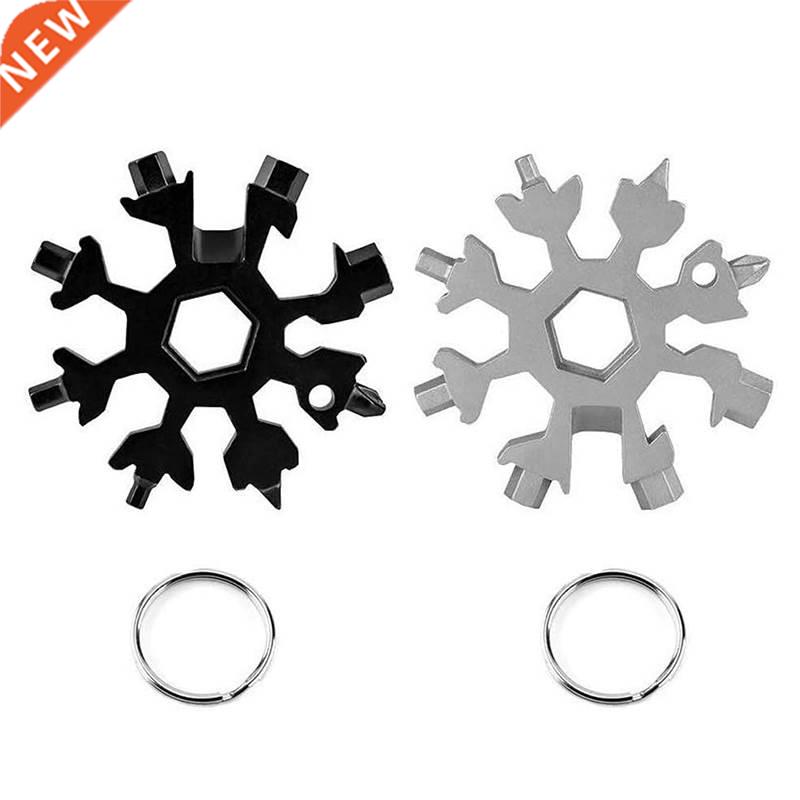 2Pcs 18 in 1 Snowflake Multi-Tool Outdoor Travel Camping Mul