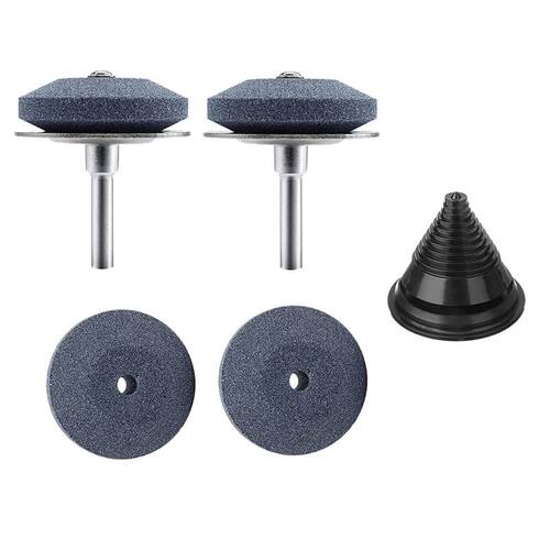 5 Pcs Lawn Mower Blade Sharpener Multi-Sharp Rotary Lawnmowe