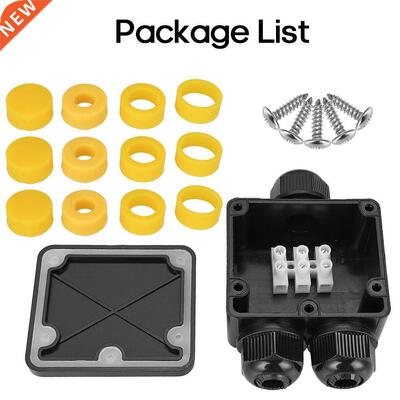 Power Cord Conector Waterproof Outdoor External Electrical J