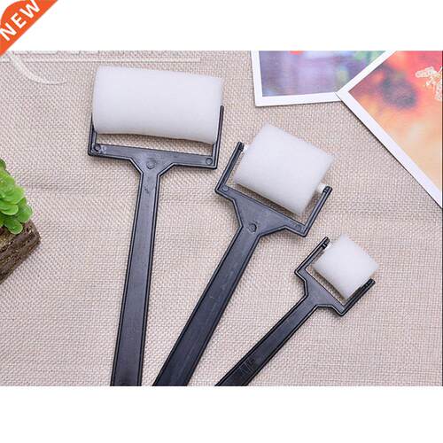 3pcs/set DIY Craft Tool White Sponge Brush Foam Painting Rol