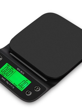 3kg 0.1g Digital Coffee Kitchen Scale Timer LCD Drip Scales