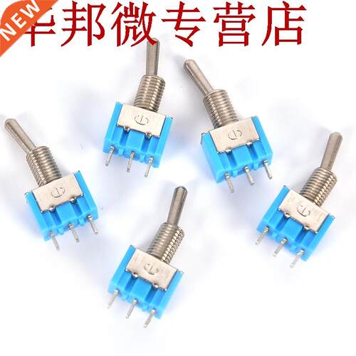 10 pièces bleu Mini interrupteurs à bascule MT