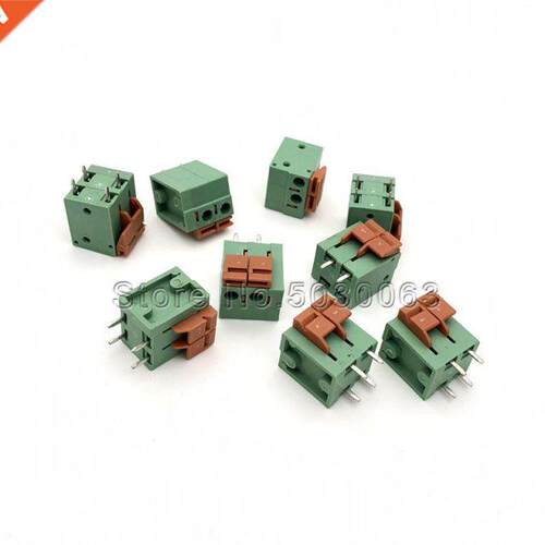 10pcs/lot Kf142v-5.08mm 2p spring type pcb Connection termi