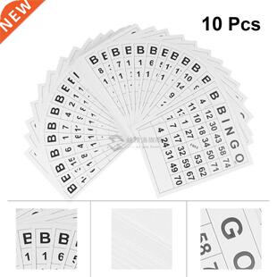 60Pcs Bingo Card Bingo Card for Fun Intellectual Developt P