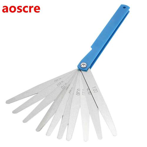 10PCS/Box Stainless Steel Feeler Gauge Inner Diameter Measur