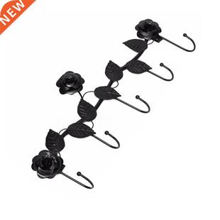 Bathroom Kitchen Coat Hat Bag Flower Leaves Door Wall Hanger