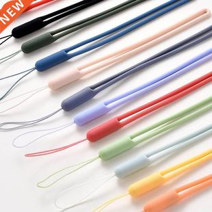 Wrist Straps Hand Lanyard Silicone Charms for Mobile Phone C