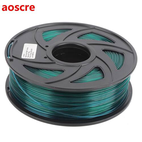 3D Printer Filament Long PLA Transparent Green Printing Mate