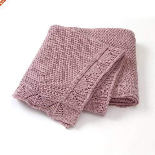 Baby Blankets Knitted Newborn Soft Warm Swaddle Wrap Sleep S