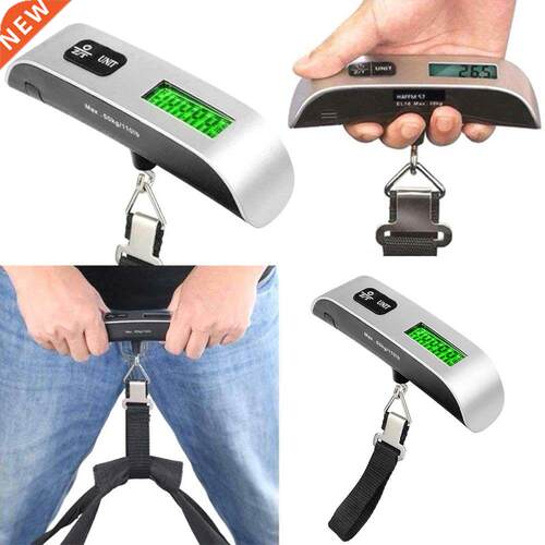 50kg LCD Digital Electronic Luggage Scale Portable Suitcase