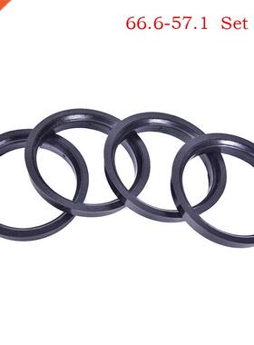 1 Set 4 Hub Centric Rings Car Wheel Bore Center Collar 66.6-