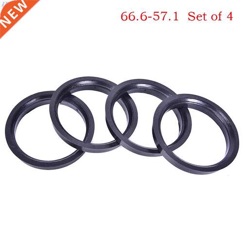 1 Set 4 Hub Centric Rings Car Wheel Bore Center Collar 66.6-
