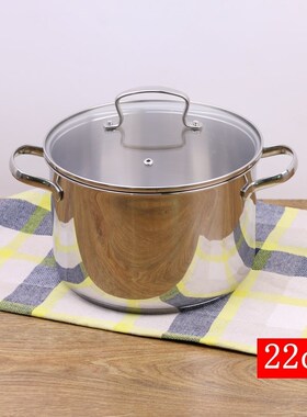 5L Casserole Stainless steel Soup Pot Cooker S