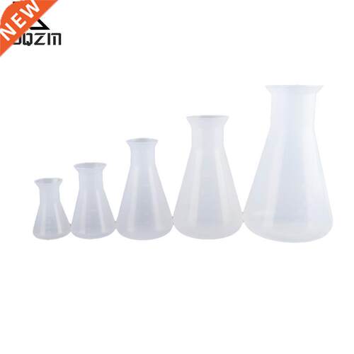 50/100/250/500/1000ml Plastic Conical Flask Narrow Neck Erl