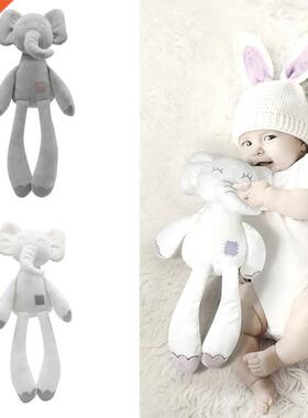 0-12 Month Elephant Toys Infant Kid Animal Hanging Ring Toy