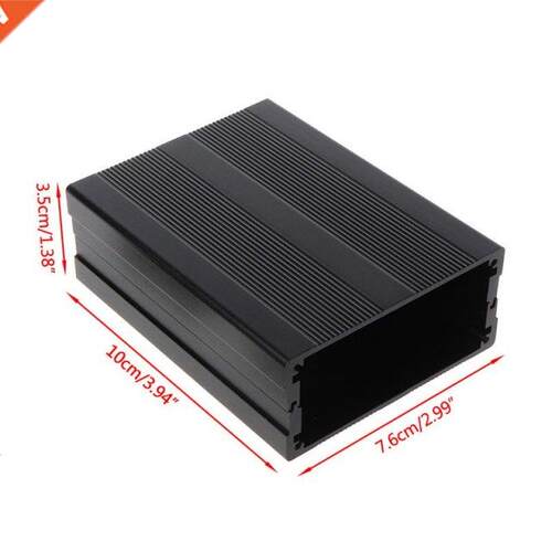 Black 100x76x35mm Corrosion Resistant Aluminum Split Body A