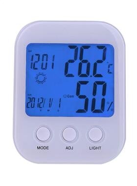 LCD Display Thermometer Digital Humidity Meter with Alarm Ca