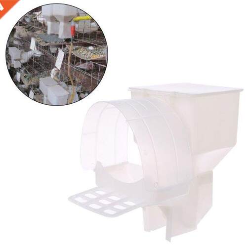 Pigeon Feeder Automatic Single Hole Feeding Case Birds Parro