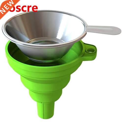 3D Printer Accessories Silicone Collapsible Funnel with Stai