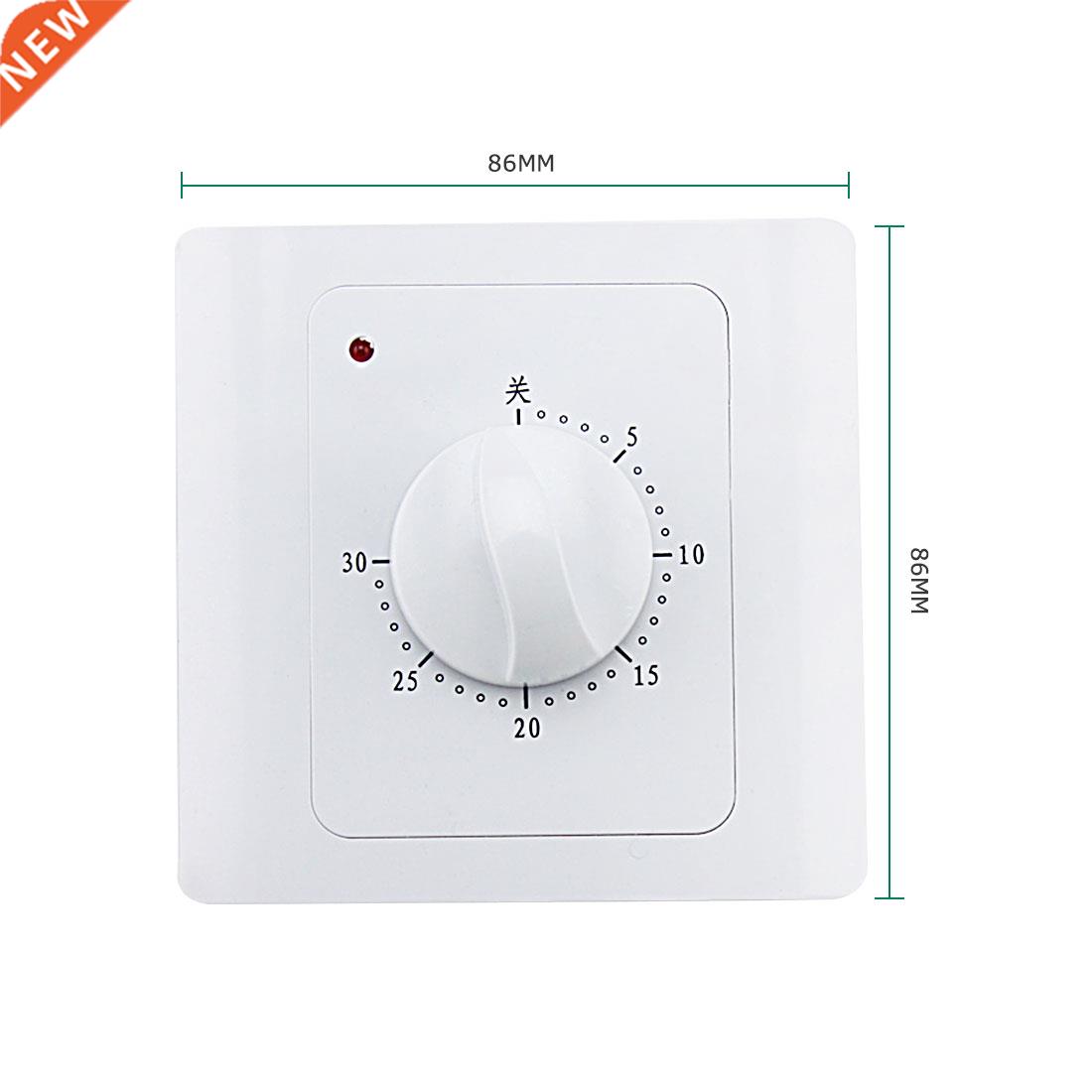 AC 220V 10A 30Min Countdown Timer Switch Electric Time Plug