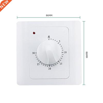 AC 220V 10A 30Min Countdown Timer Switch Electric Time Plug