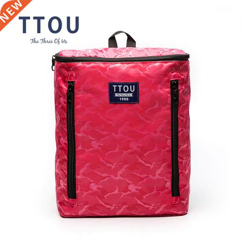 TTOU Design Camouflage Rose Backpack Teenage Girls School B