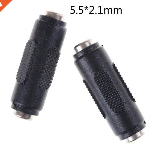 1pcs 5.5*2.1mm DC Power Socket Connector Female To Female Pa