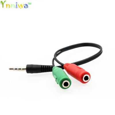 3.5mm Jack Male to 2 Female Headphone Stereo Earphone Audio