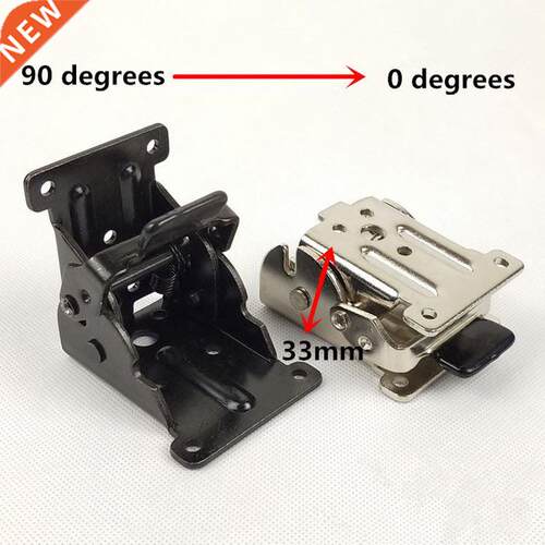 2pcs 90 Degree Folding Hinge Table Legs Brackets Fold Feet F