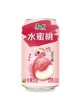 康师傅水蜜桃汁310ml*24罐