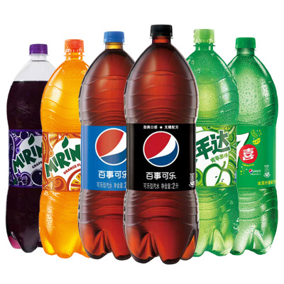 百事无糖可乐大瓶装美年达橙味
