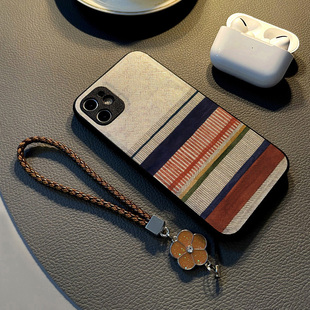 适用oppofind x8 x7 x6 x5 pro/x9/Find X8 Pro手机壳硅胶创意皮纹全包防摔保护套女挂绳新款彩色拼接条纹