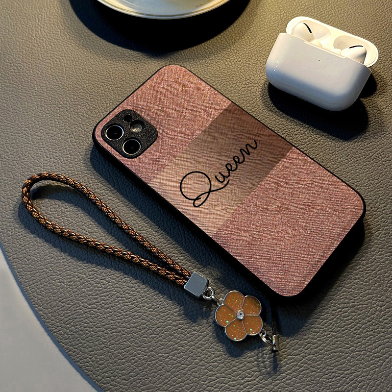 适用华为p60pro Pura 70手机壳mate 70 pro 60 80pro硅胶40 p50 p40皮纹全包防摔保护套挂绳新款英文金粉拼接