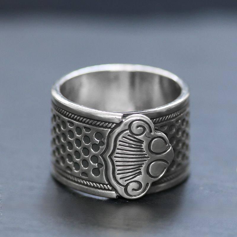 老式顶针加厚戒指DIY防滑复古压针器指套手工缝纫工具实用配件,居家布艺,其他/配件/DIY/缝纫,淘宝优惠券,粉丝福利购,淘宝优惠卷