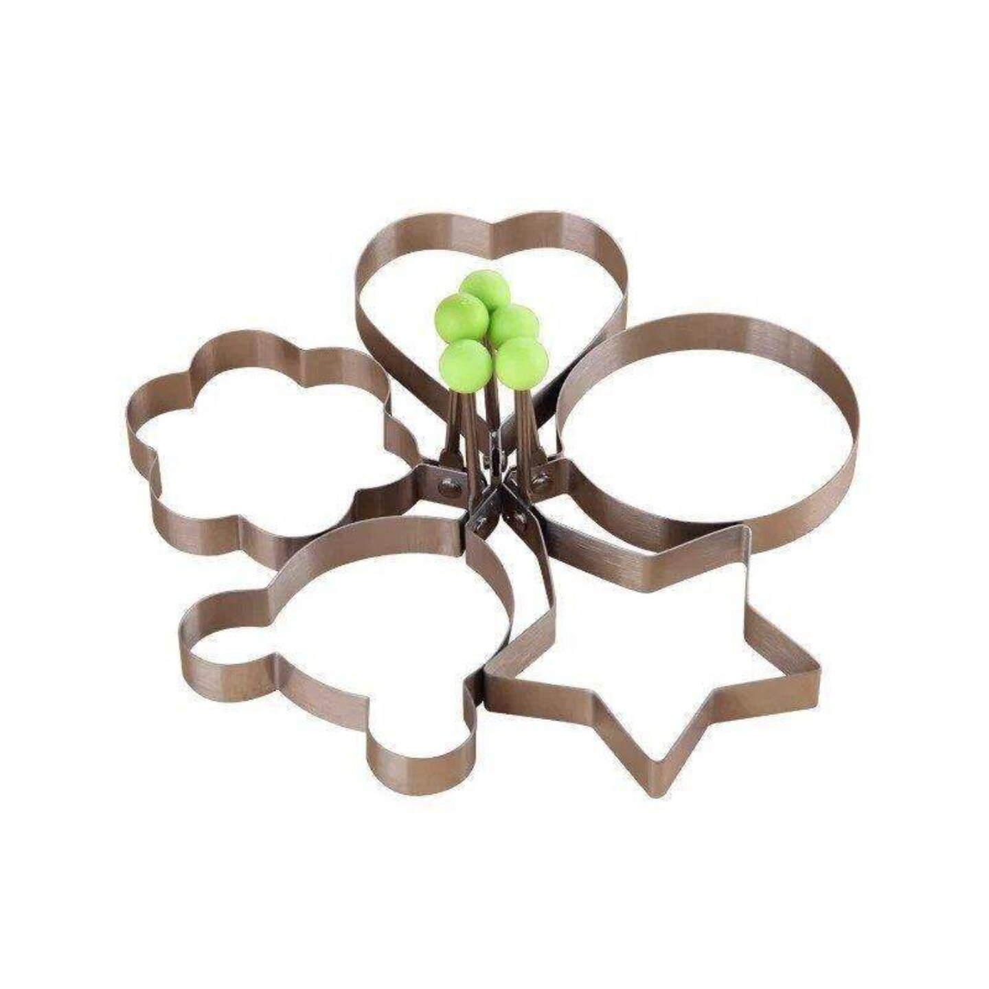 爱心形煎蛋模具家用不锈钢煎蛋器荷包蛋神器模型饭团磨具套