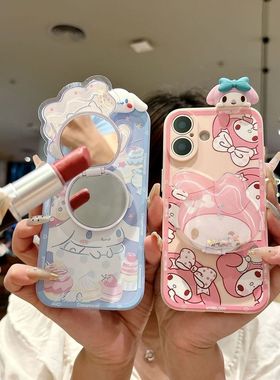 适用于oppoa78手机壳女新款a60三丽鸥玉桂狗a59st背带式a77全包式a73防摔a72流沙支架a83美乐蒂a79硅胶保护套