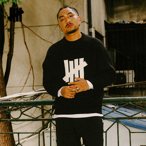 五条杠ICON经典圆领毛衣针织衫