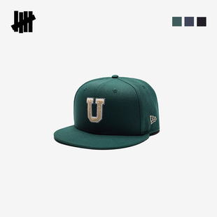 UNDEFEATED五条杠官方冬季新品UNDXNEW ERA联名平沿棒球帽