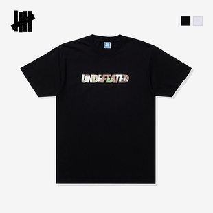 UNDEFEATED五条杠官方水洗做旧工艺LOGO短袖 特惠 T恤 反季