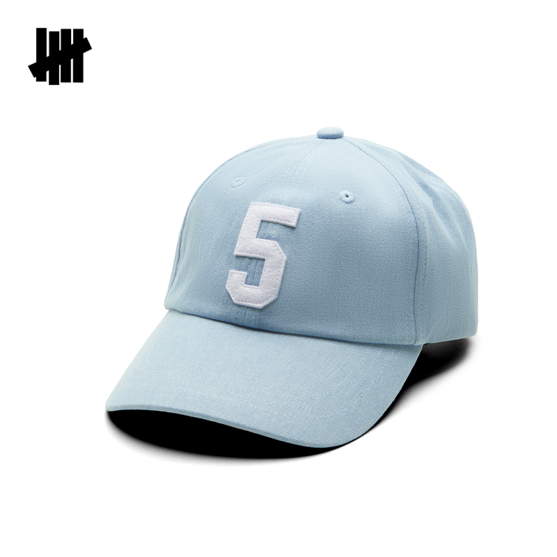 UNDEFEATED五条杠官方夏季新品牛仔平檐帽