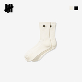 新品 男女同款 时尚 UNDEFEATED五条杠官方秋季 美式 潮流ICON纯色袜子