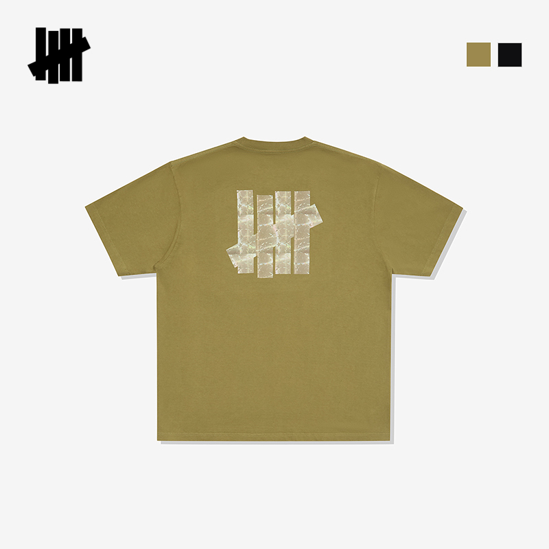 五条杠LOGO设计款短袖T恤