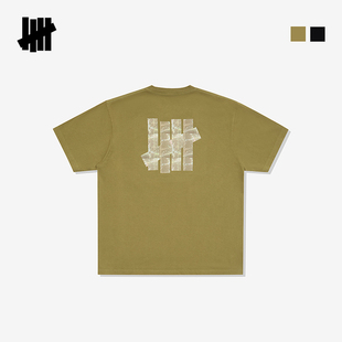 UNDEFEATED五条杠官方冬季新品时尚潮流美式LOGO设计款短袖T恤