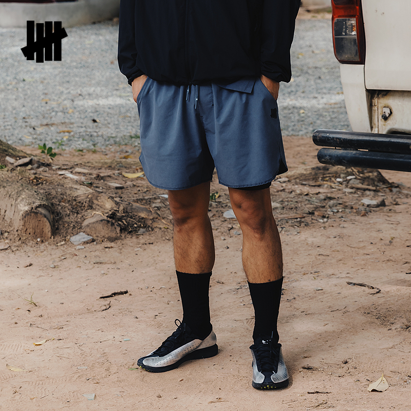 美式潮流5分水洗含内衬运动短裤