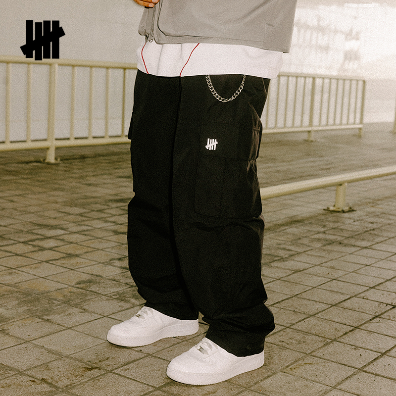 UNDEFEATED五条杠官方秋季新品3L户外多口袋梭织工装长裤